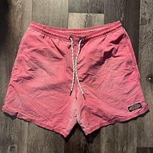Vineyard Vines Pink Swim Trunks Quick-Dry Elastic Waist
